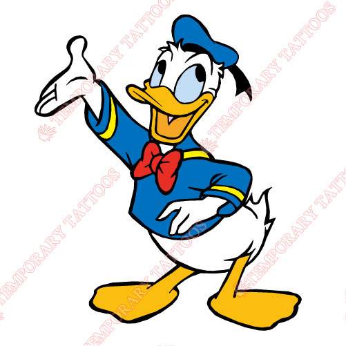 Donald Duck Customize Temporary Tattoos Stickers NO.740